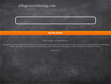 Tablet Screenshot of pflegeversicherung.com